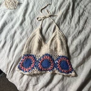 Urban Outfitters Crochet Halter Top